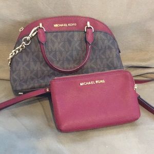 Michael Kors Purse and matching clutch
